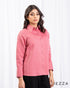 Thick Cotton-Blend Polyester Top 66911